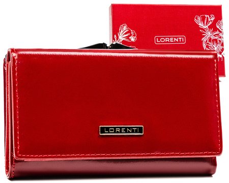 Portfel damski skórzany 55020-GBL Red