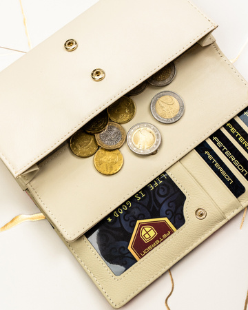 Portfel skóra + PU PTN PX22-PF1 Rose