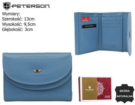 PETERSON PTN 116-BO RFID leather wallet