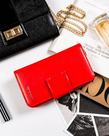 Damski zestaw prezentowy: portfel, długopis, brelok PTN ZDE-09 Red