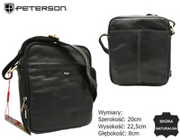 PETERSON leather bag PTN TB-8021-COM
