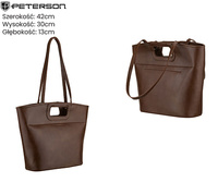 Torebka damska PU PTN TOR-ALE-29 Brown