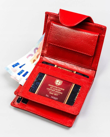Portfel damski skórzany PTN 2517-BO Red