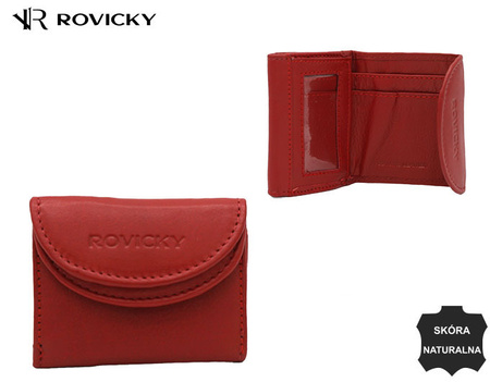 Portfel damski skórzany R-17-LFN Red