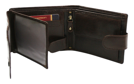 Portfel męski skórzany PTN N992L-BUF Brown