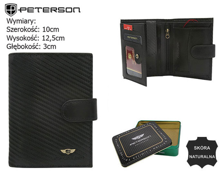 Portfel skórzany RFID PTN 303Z-CA Black