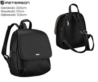 Plecak damki PU R-6739 Black