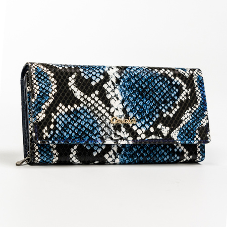 Leather & leatherette wallet RFID 4U CAVALDI PX28-DNH