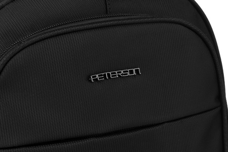 Plecak podróżny biznesowy na laptopa Peterson PTN 79906 Black