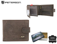 PTN Leather Wallet N992L-CHM-M Brown