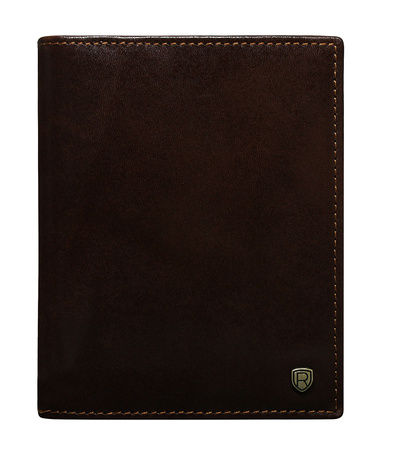 Portfel męski skórzany N03-RVT D.Brown