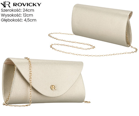 Torebka kopertówka R-XS029-1 Gold