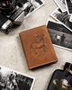 Leather wallet with the Aries zodiac sign RFID ALWAYS WILD N4-CHM-ARIE Cognac