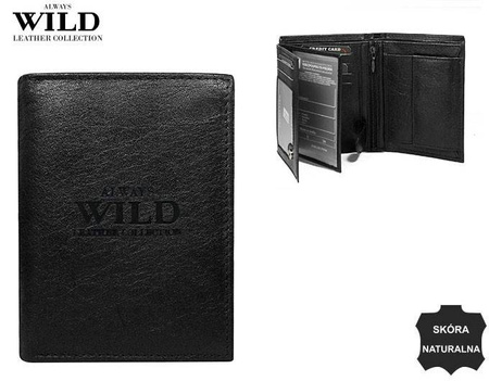 Portfel skórzany RFID ALWAYS WILD N4-BMN-R