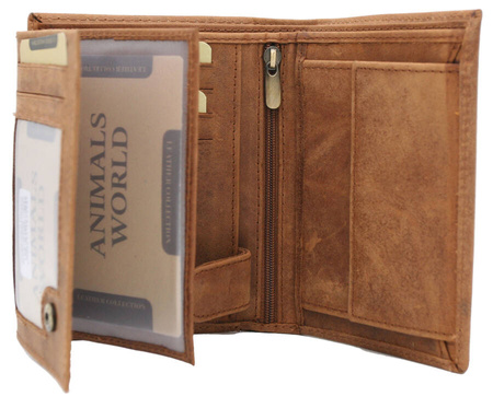 RFID leather wallet Always Wild N4-CHM