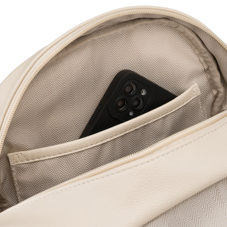 Plecak damki PU R-6739 L.Beige