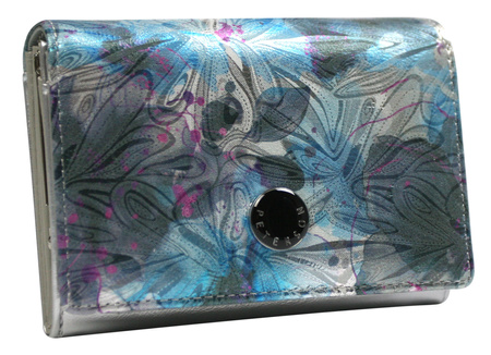 Portfel skóra + PU PTN PX30-1-NPK Blue