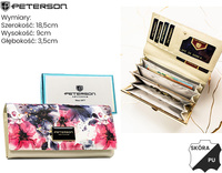 Portfel skóra + PU PTN PX24-PF1 Rose