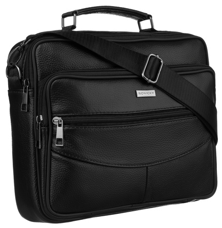 Torba skórzana R-13206-L Black