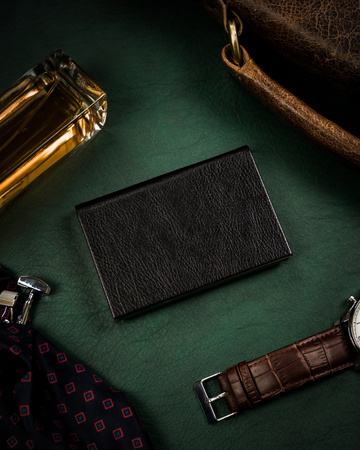 Etui ze skóry eko PTN M6108-NL Black