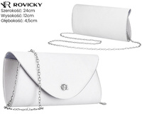 Torebka kopertówka R-XS029-3 Silver