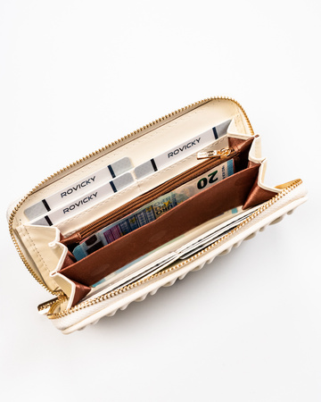 Portfel damski PU R-PFF-01 White