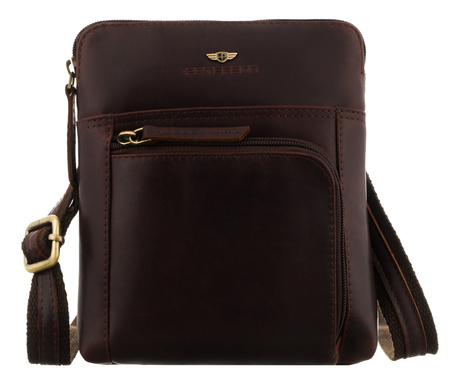 Torba skórzana + Etui PTN 1904E-OPU Brown