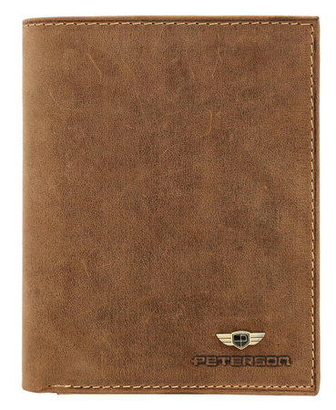 Leather wallet PTN 317 2-1-5 COGNAC