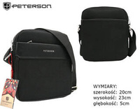 PU men's bag PTN 788802 Black