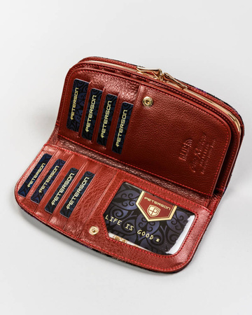 PETERSON PTN 42123-MD RFID leather wallet