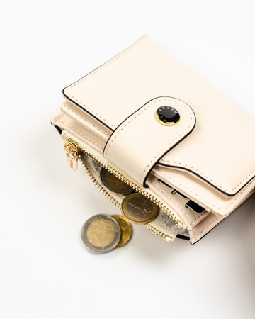 Portfel damski eko PTN 012-JK6 Beige