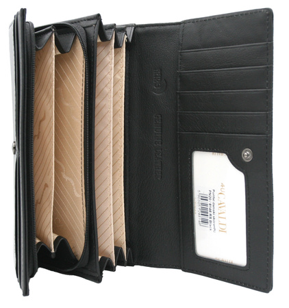 Portfel skóra + PU PN20-RS Black