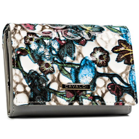 Leather & leatherette wallet RFID 4U CAVALDI PN30-BCF