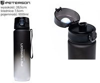 Bidon 1000ml PTN HY-003-1L Black-White