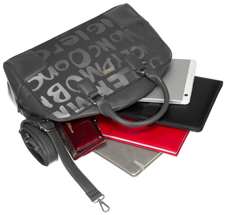 Torebka z eko skóry PTN CP204450 Grey