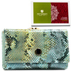 Exotic Pattern Natural Leather Women's Wallet Peterson PTN 42108-SFL Blue