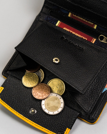 Peterson wallet sk. PTN 303.03 BLACK+YELLOW
