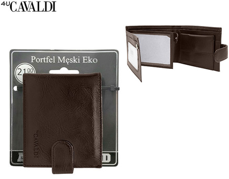 Portfel męski PU F18-PAL41W-BL Brown