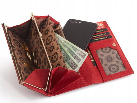 PETERSON PTN PL-467 RFID leather wallet