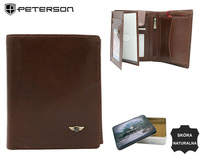 Portfel skórzany PTN 22309-VT Brown