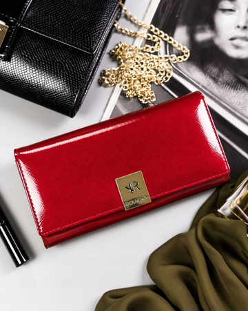 Portfel skórzany ROVICKY RH-27A-1-SAF Red