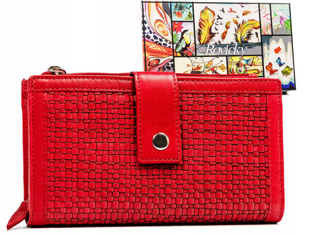 Leather wallet RFID ROVICKY R-861-DDW