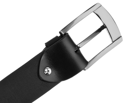 Pasek męski skórzany RV-27-SPL Black