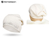 Women's hat with a touch of wool PTN HAT-01 White Peterson