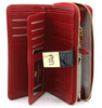 Portfel damski skórzany PTN 76116-NBF Red-Black