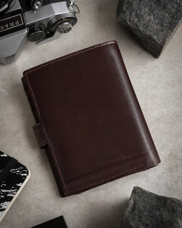 Rovicky PC-105L-BAR men's RFID leather wallet