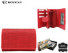 Portfel skórzany R-615-DDW Red