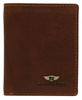 PTN leather wallet WL-0904-COM Cognac