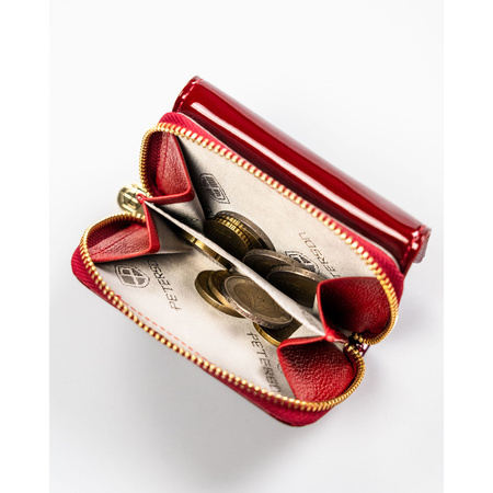 Portfel damski skórzany PTN BC-423229 Red