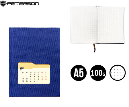 Notes w kropki PTN NOT-K01-KP Navy